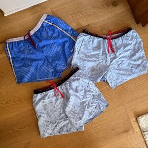 LOT OF 3 Nike Stride Men's Dri-FIT 5" Brief-Lined Running Shorts